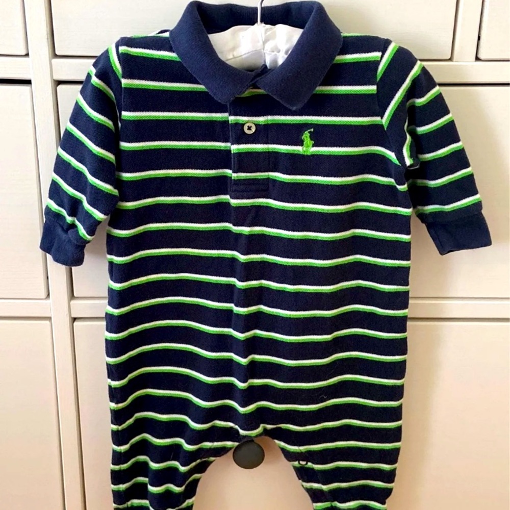 Ralph Lauren baby boy,  romper 9M